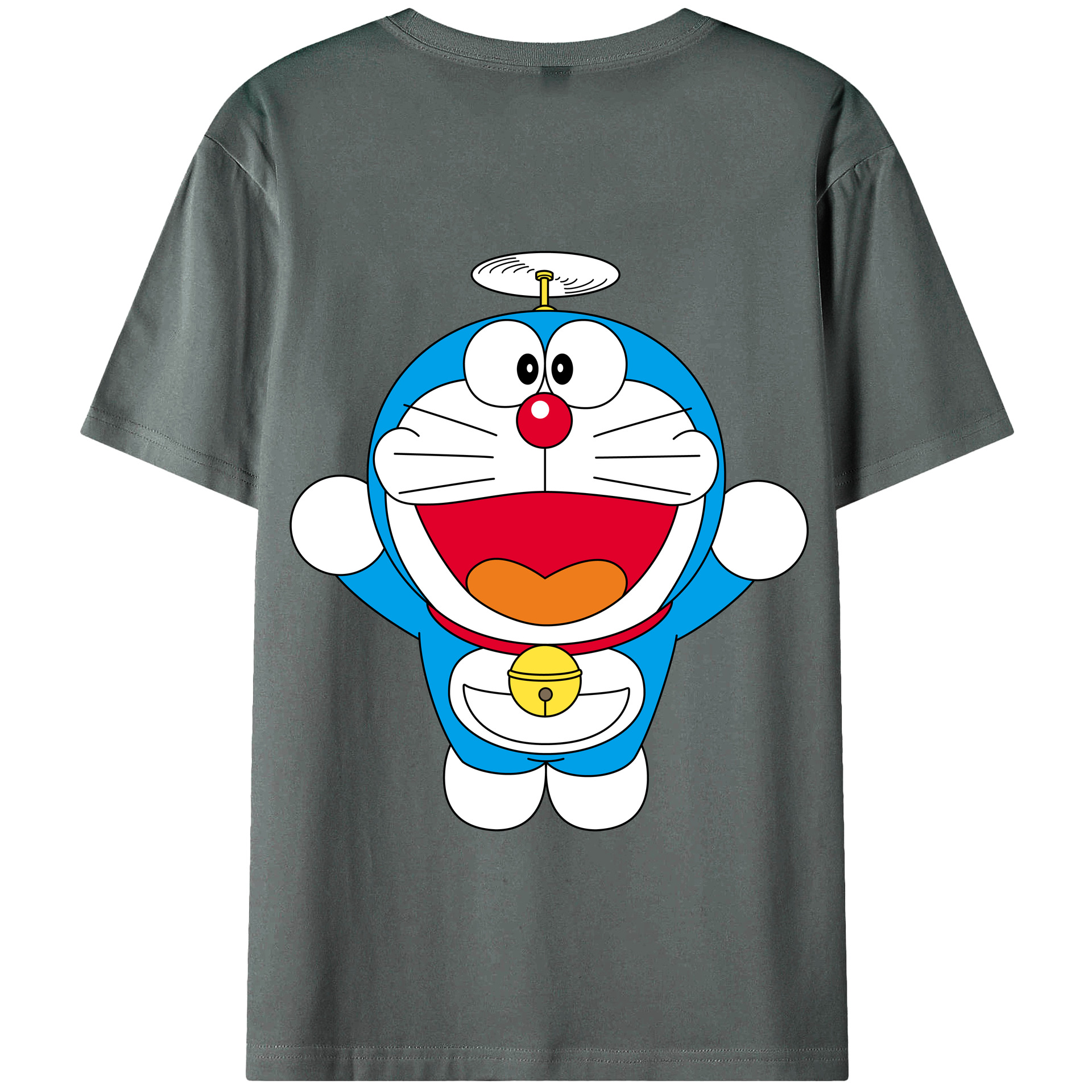 （画像用） ドラえもん Doraemon 綿100％半袖Tシャツ（背面プリント）